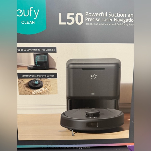 Other - Eufy L50 Robotic Vacuum with Self-Empty Station new in box